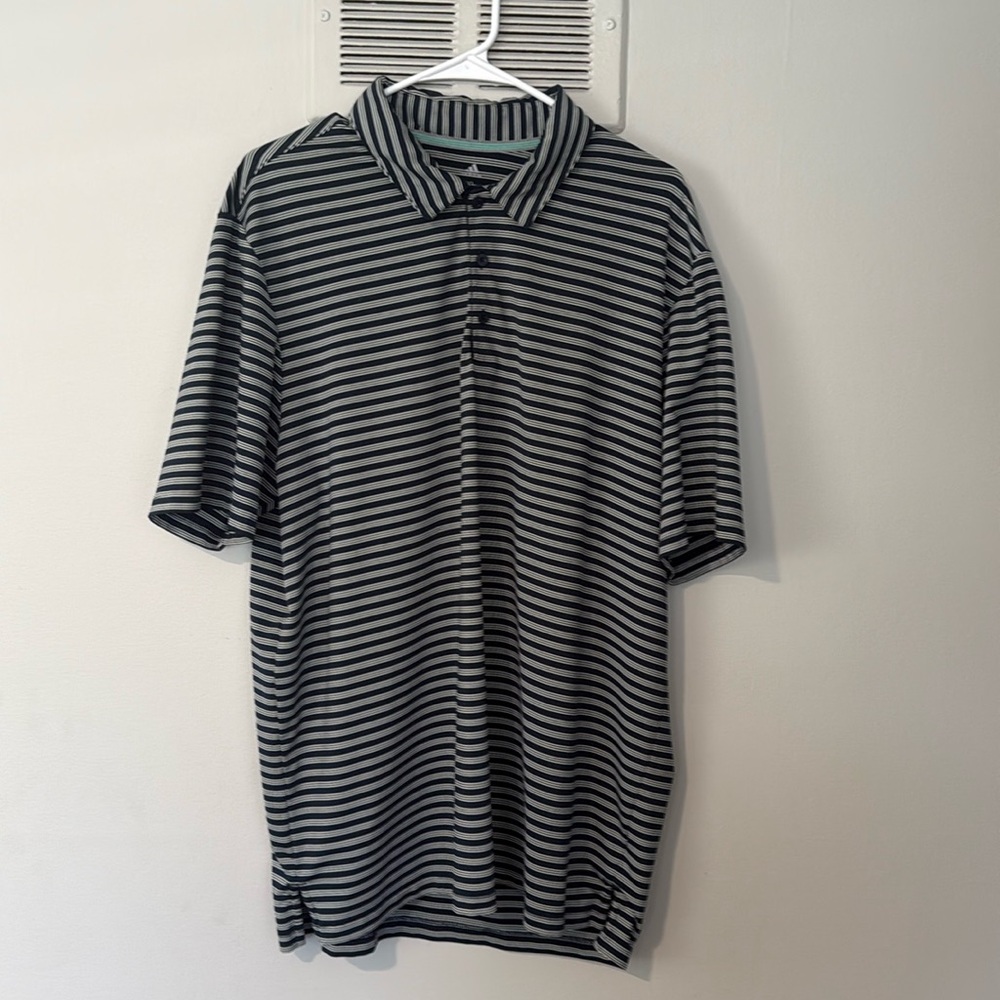 Adidas Men’s Golf Polo - XL - Navy Blue & White